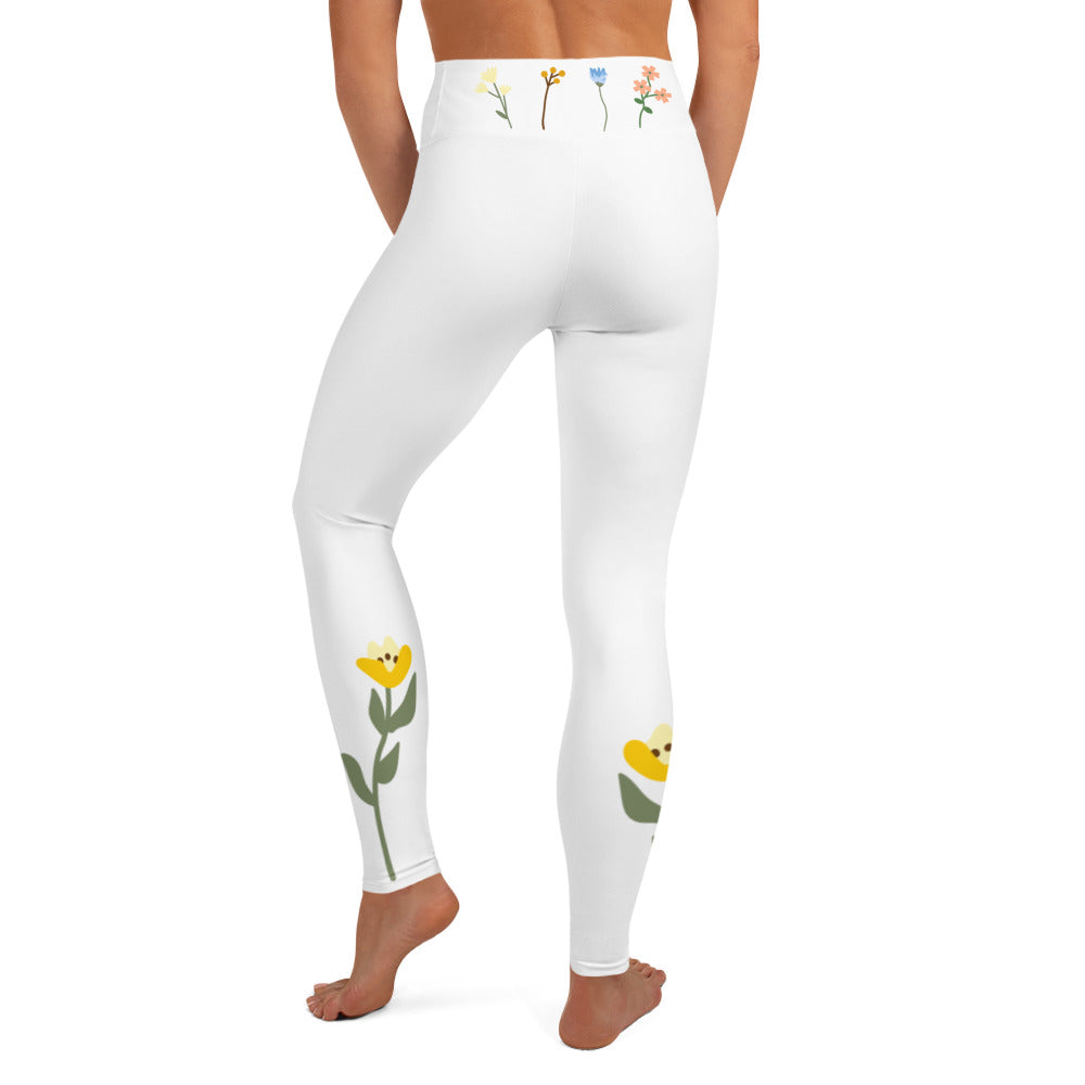 Wild Flower Yoga Leggings