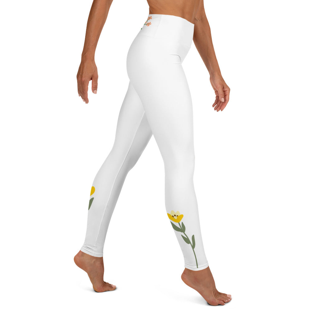 Wild Flower Yoga Leggings